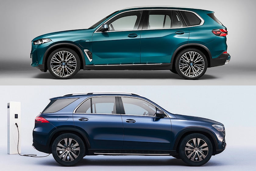 Сравнение шикарных среднеразмерных внедорожников: BMW X5 2024 года и Mercedes-Benz GLE-Класс