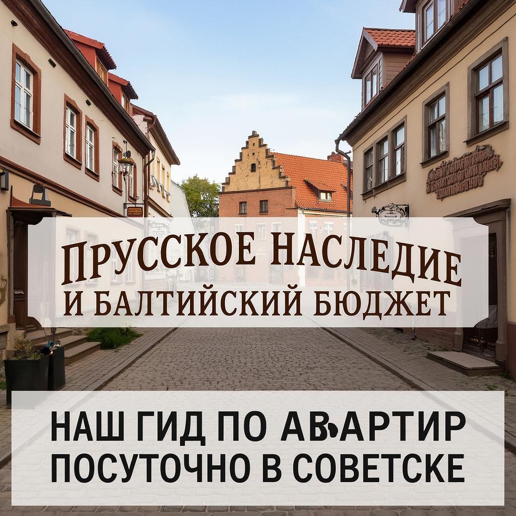 Прусское Наследие и Балтийский Бюджет: Наш Гид по Аренде Квартир Посуточно в Советске